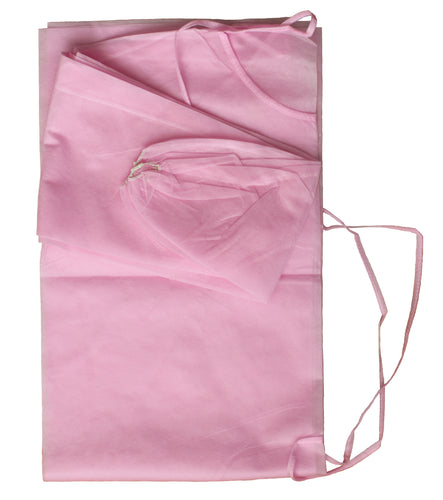 Unicare Isolation Gowns, Pink, Elastic Cuff (UC-3510P)