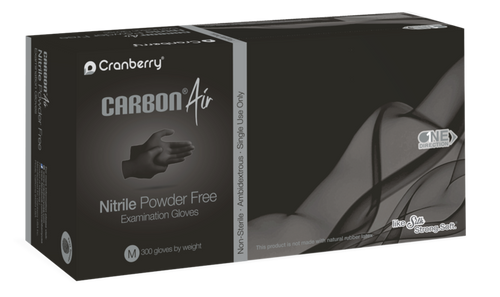 Cranberry Carbon AIR Nitrile Powder Free Exam Gloves (CR-3265, CR-3266, CR-3267, CR-3268, CR-3269)