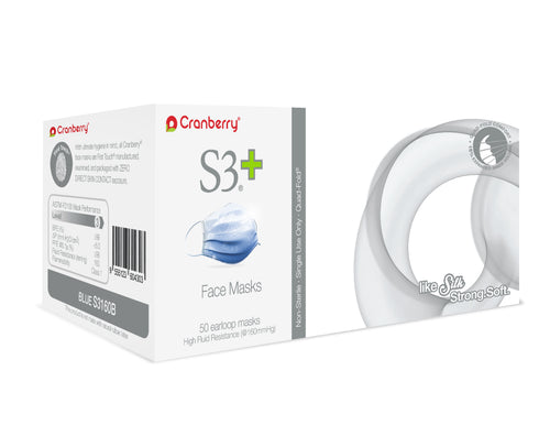Cranberry S3+ Face Masks (Blue, Black, White, CR-S3160B/K/W)