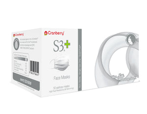 Cranberry S3+ Face Masks (Blue, Black, White, CR-S3160B/K/W)